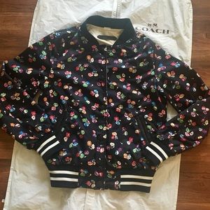 coach floral jacket